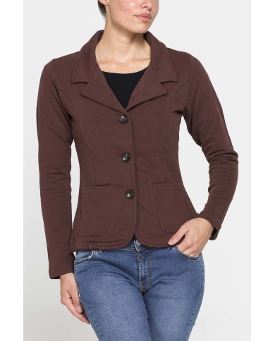 GIACCA IN FRENCH TERRY VESTIBILITA' REGOLARE GIACCA IN FRENCH TERRY VESTIBILITA' REGOLARE