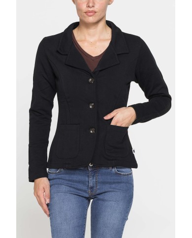 GIACCA IN FRENCH TERRY VESTIBILITA' REGOLARE GIACCA IN FRENCH TERRY VESTIBILITA' REGOLARE