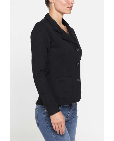 GIACCA IN FRENCH TERRY VESTIBILITA' REGOLARE GIACCA IN FRENCH TERRY VESTIBILITA' REGOLARE