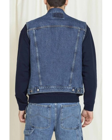 GILET TRUCKER IN DENIM OLD STYLE CARRERA REPLICA