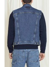 GILET TRUCKER IN DENIM OLD STYLE CARRERA REPLICA