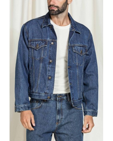 GIACCA COMFORT FIT CARRERA REPLICA IN DENIM