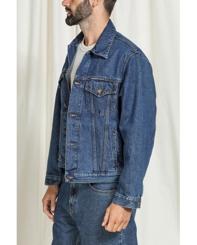 GIACCA COMFORT FIT CARRERA REPLICA IN DENIM