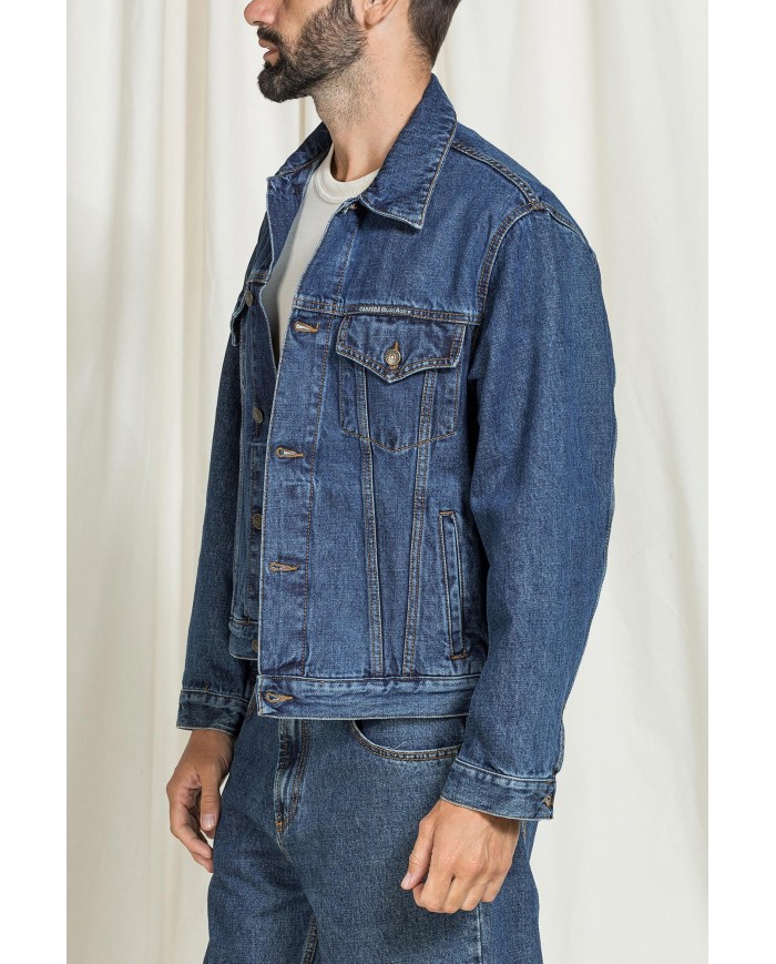 GIACCA COMFORT FIT CARRERA REPLICA IN DENIM