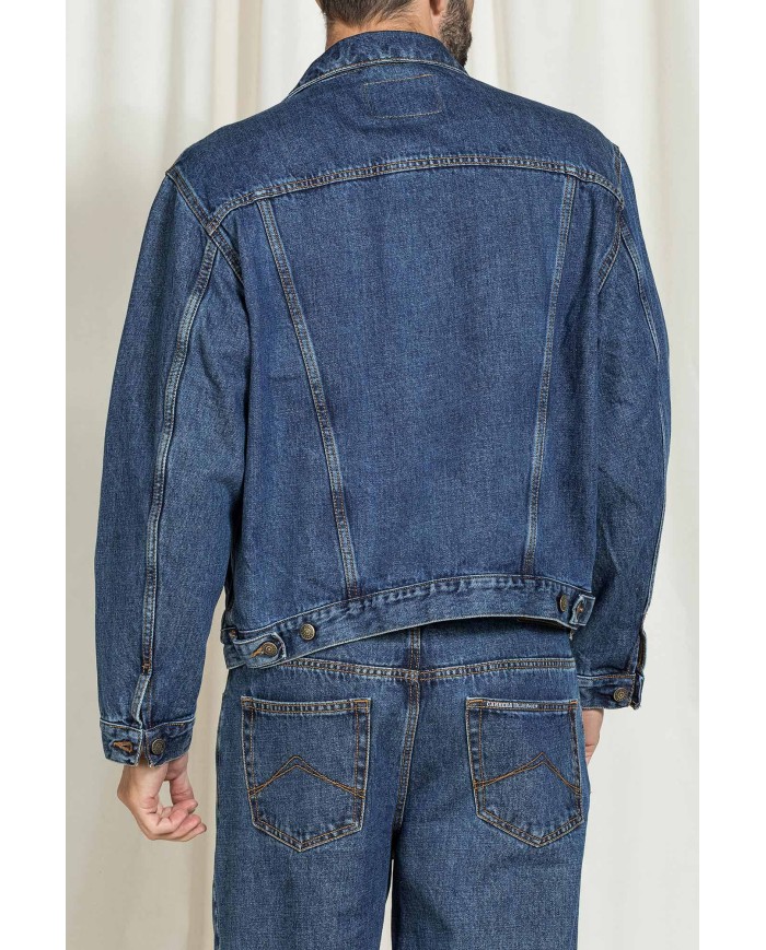 GIACCA COMFORT FIT CARRERA REPLICA IN DENIM