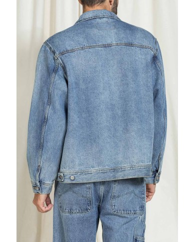 GIACCA CARRERA REPLICA MODELLO TRUCKER IN JEANS