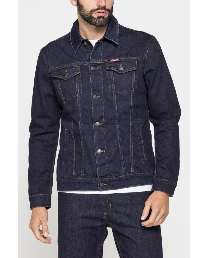GIACCA DI JEANS DA UOMO MOD. TRUCKER IN DENIM STRETCH
