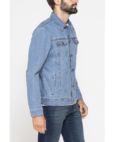 GIACCA DI JEANS DA UOMO MOD. TRUCKER IN DENIM STRETCH