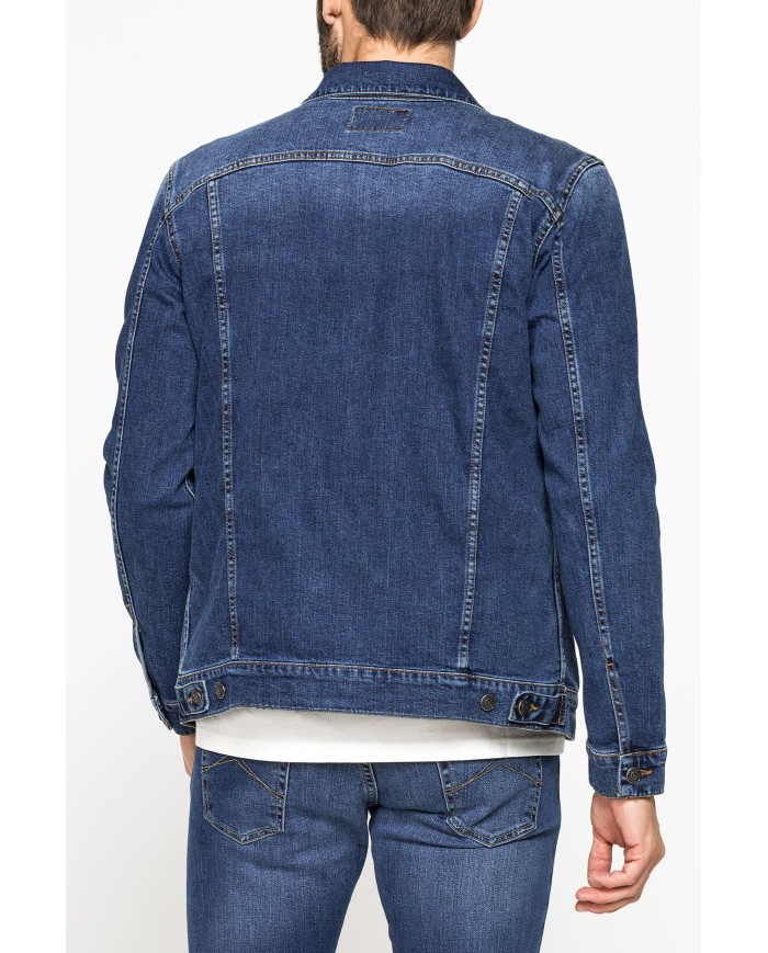 GIACCA DI JEANS DA UOMO MOD. TRUCKER IN DENIM STRETCH