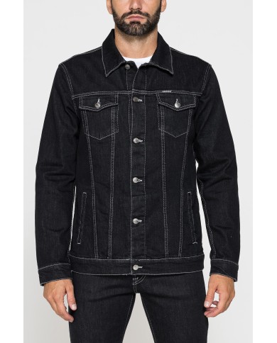 GIACCA DI JEANS DA UOMO MOD. TRUCKER IN DENIM STRETCH
