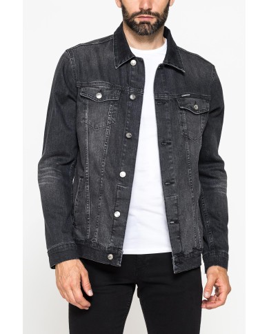 GIACCA DI JEANS DA UOMO MOD. TRUCKER IN DENIM STRETCH
