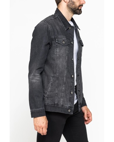GIACCA DI JEANS DA UOMO MOD. TRUCKER IN DENIM STRETCH