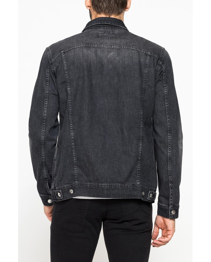GIACCA DI JEANS DA UOMO MOD. TRUCKER IN DENIM STRETCH