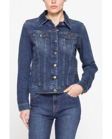 Giubbino in denim Basic style Giubbino in denim Basic style