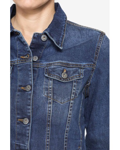 Giubbino in denim Basic style Giubbino in denim Basic style