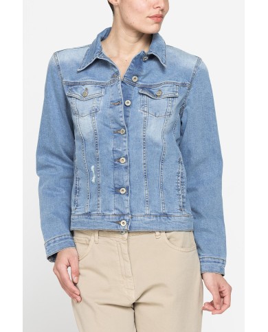 Giubbino in denim Basic style Giubbino in denim Basic style