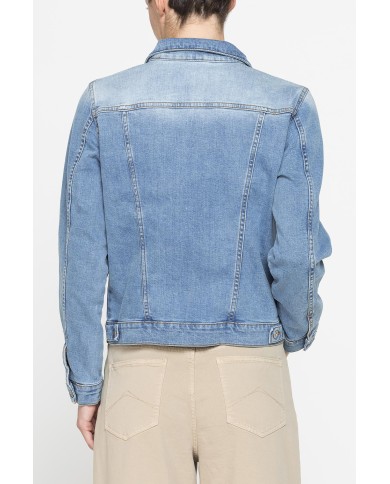 Giubbino in denim Basic style Giubbino in denim Basic style