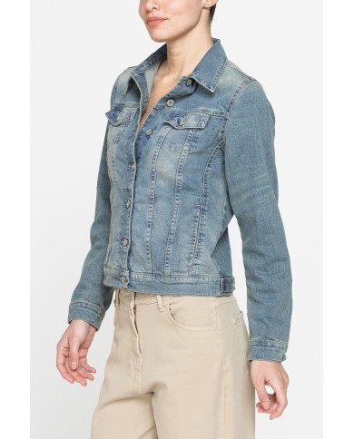 Giubbino in denim Basic style Giubbino in denim Basic style