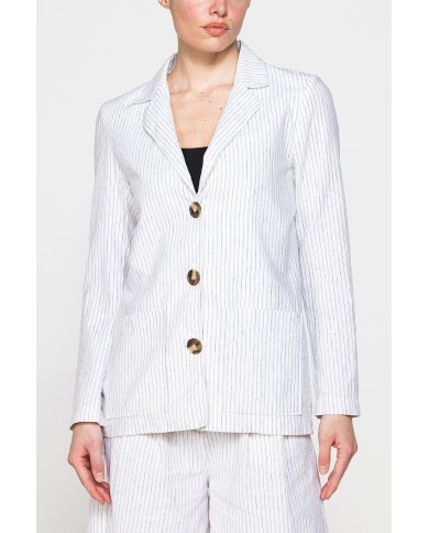 BLAZER IN LINO COTONE BLAZER IN LINO COTONE