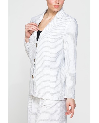 BLAZER IN LINO COTONE BLAZER IN LINO COTONE