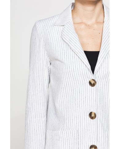 BLAZER IN LINO COTONE BLAZER IN LINO COTONE