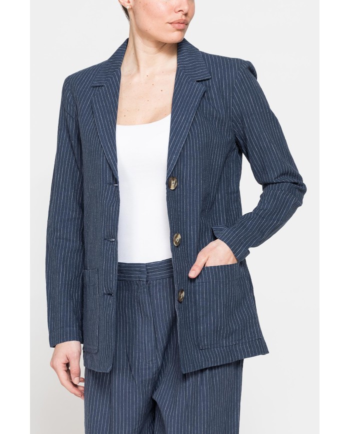 BLAZER IN LINO COTONE