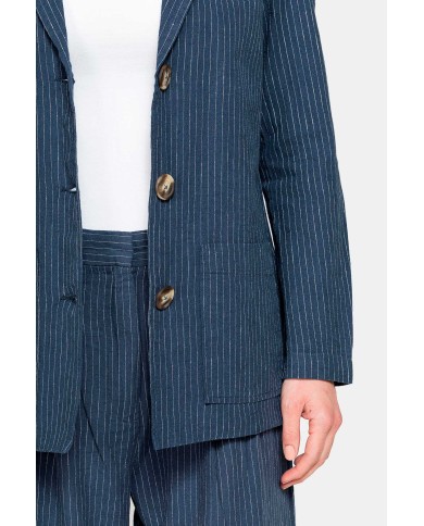 BLAZER IN LINO COTONE BLAZER IN LINO COTONE