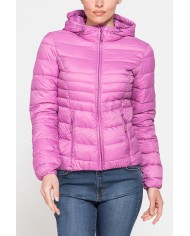 GIUBBINO ULTRALIGHT CON CAPPUCCIO IN TESSUTO RICICLATO