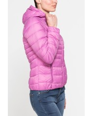 GIUBBINO ULTRALIGHT CON CAPPUCCIO IN TESSUTO RICICLATO