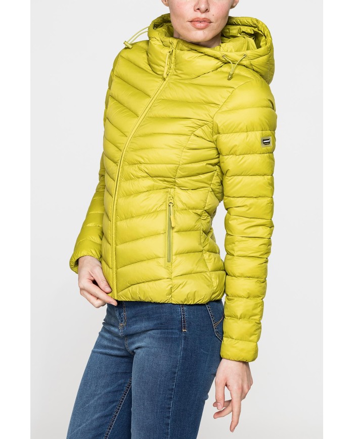 GIUBBINO ULTRALIGHT CON CAPPUCCIO IN TESSUTO RICICLATO