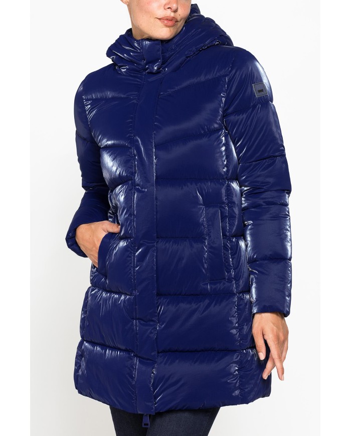 GIACCONE MIDI COMFORT FIT IN TESSUTO SATINATO