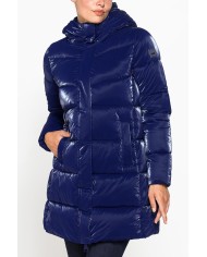 GIACCONE MIDI COMFORT FIT IN TESSUTO SATINATO