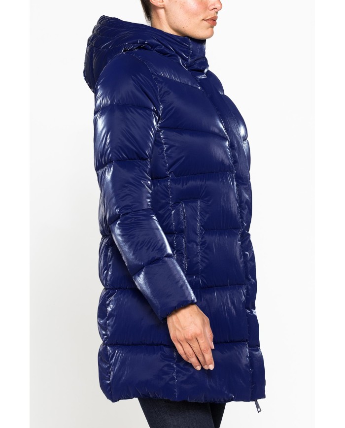 GIACCONE MIDI COMFORT FIT IN TESSUTO SATINATO