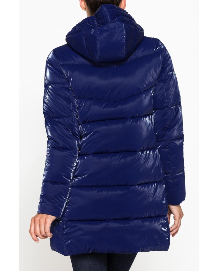 GIACCONE MIDI COMFORT FIT IN TESSUTO SATINATO