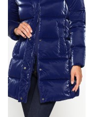 GIACCONE MIDI COMFORT FIT IN TESSUTO SATINATO