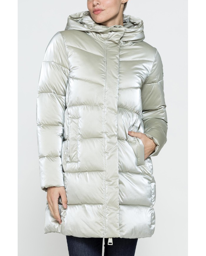 GIACCONE MIDI COMFORT FIT IN TESSUTO SATINATO