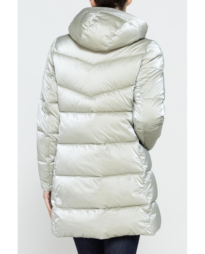 GIACCONE MIDI COMFORT FIT IN TESSUTO SATINATO