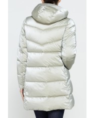 GIACCONE MIDI COMFORT FIT IN TESSUTO SATINATO