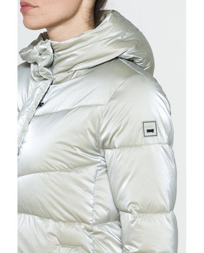 GIACCONE MIDI COMFORT FIT IN TESSUTO SATINATO