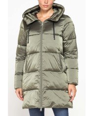 GIACCONE MIDI COMFORT FIT IN TESSUTO SATINATO