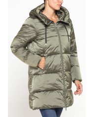 GIACCONE MIDI COMFORT FIT IN TESSUTO SATINATO