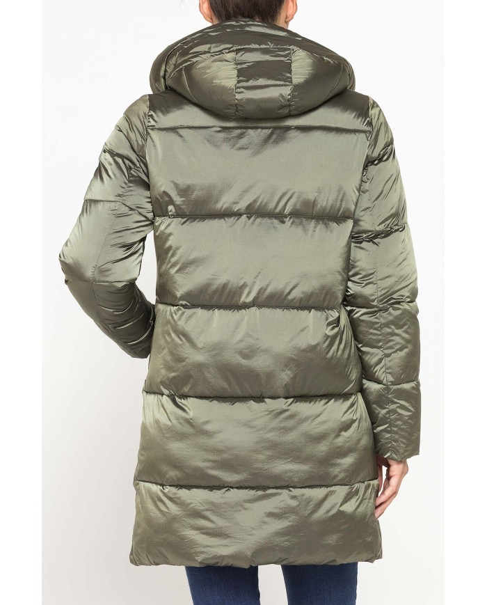 GIACCONE MIDI COMFORT FIT IN TESSUTO SATINATO