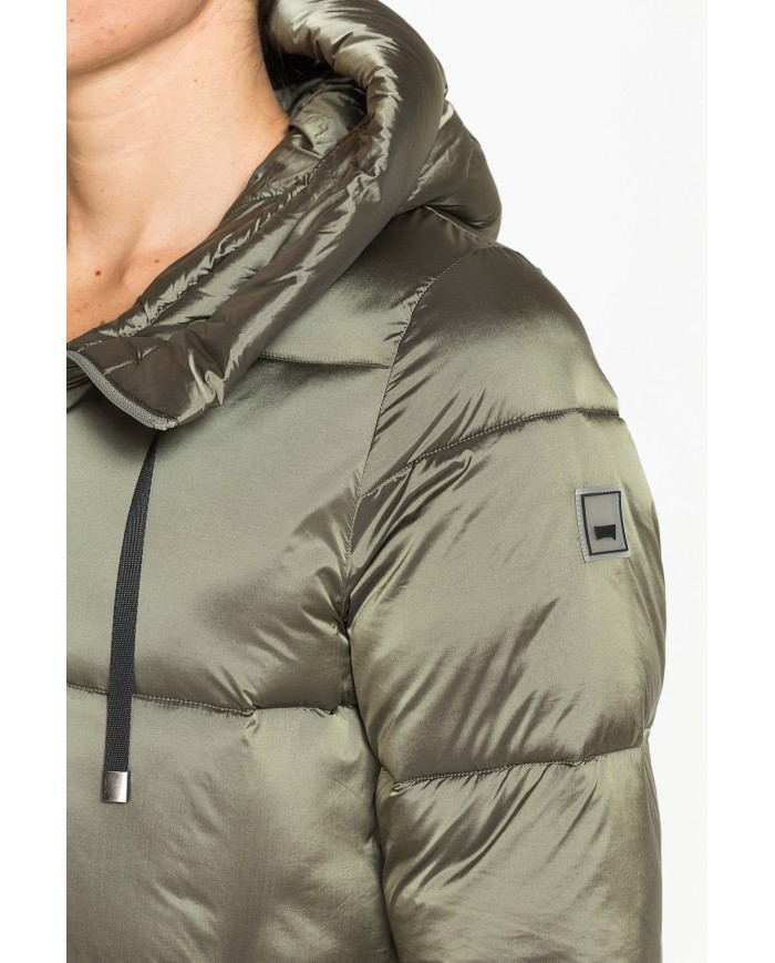 GIACCONE MIDI COMFORT FIT IN TESSUTO SATINATO