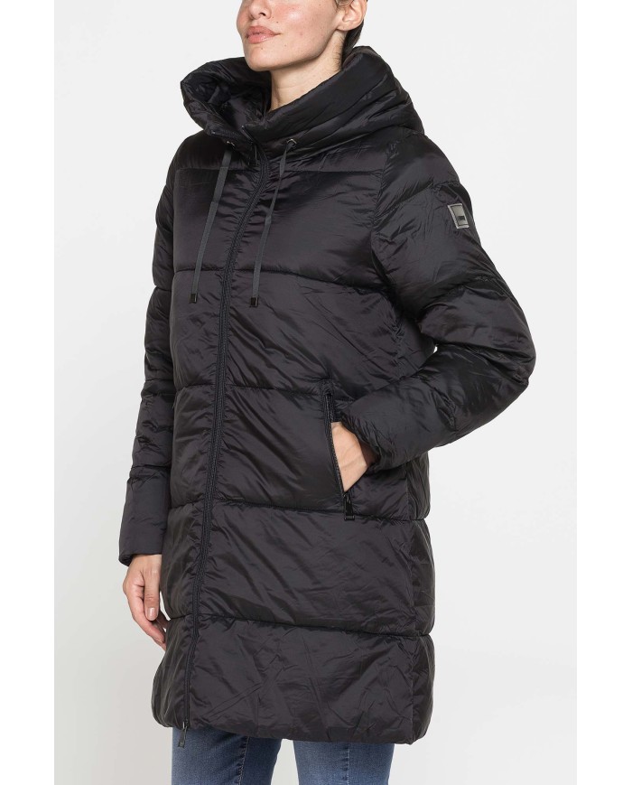 GIACCONE MIDI COMFORT FIT IN TESSUTO SATINATO