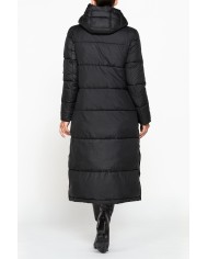 GIACCONE LUNGO COMFORT FIT IN TESSUTO OPACO RESISTENTE ALL'ACQUA