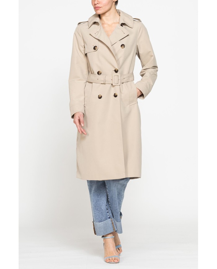 TRENCH CLASSICO IN FAKE MEMORY