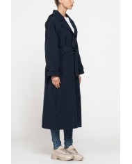 TRENCH LUNGO CON CINTURA