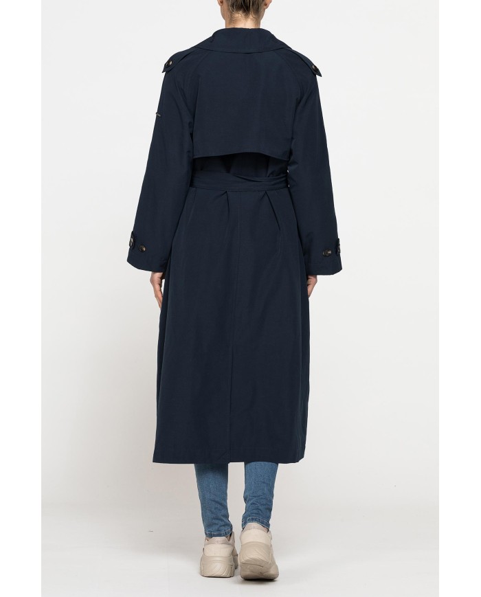 TRENCH LUNGO CON CINTURA