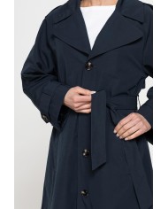 TRENCH LUNGO CON CINTURA