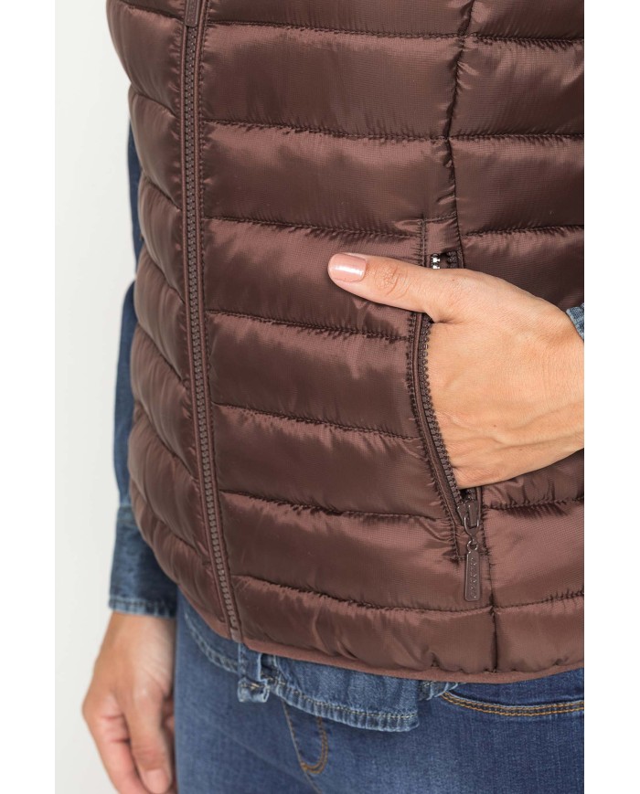 GIUBBINO ULTRALIGHT SMANICATO IN TESSUTO RIPSTOP WATER RESISTANT